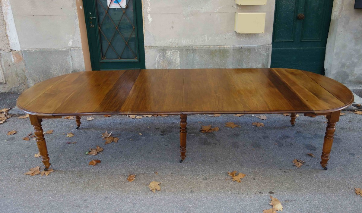 Table Louis-philippe En Noyer, 330 Cm-photo-2