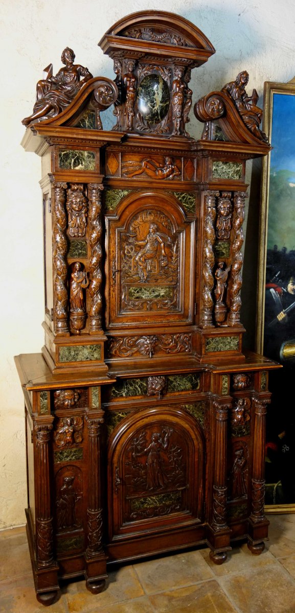 Cabinet Bellifontain Attributed To La Maison Ribaillier, Supplier Of Napoleon III-photo-2