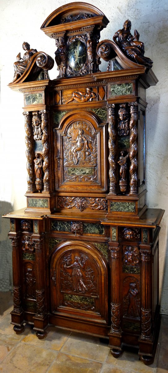 Cabinet Bellifontain Attributed To La Maison Ribaillier, Supplier Of Napoleon III-photo-3