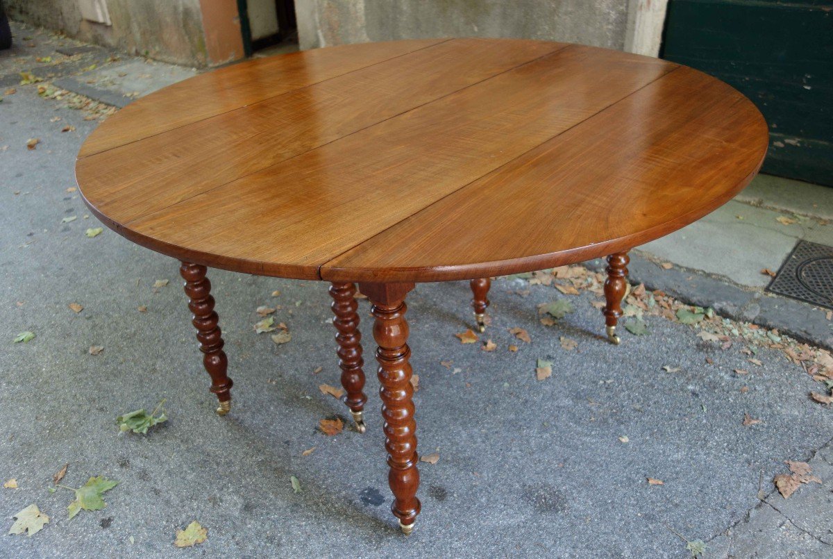 Table Louis-philippe En Noyer, 370 Cm-photo-2