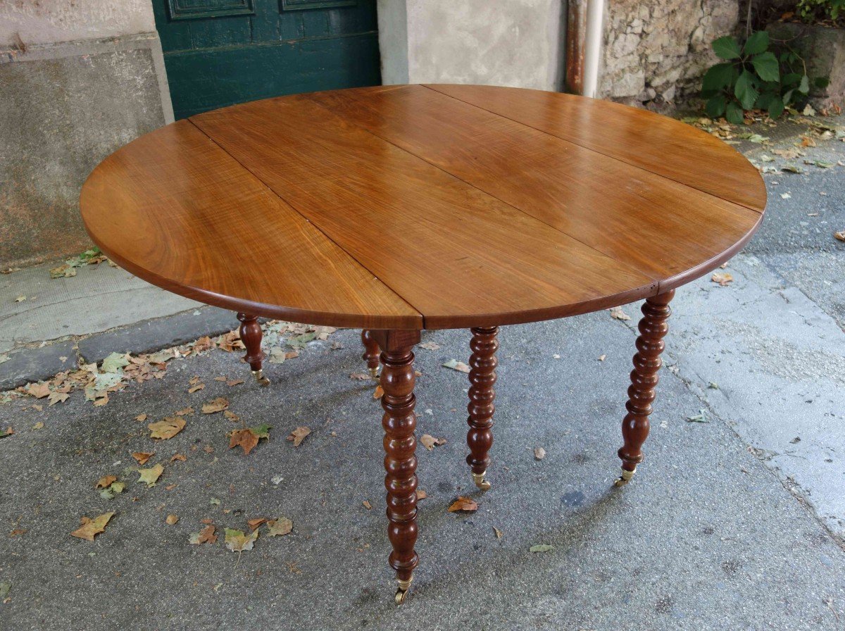 Table Louis-philippe En Noyer, 370 Cm-photo-4
