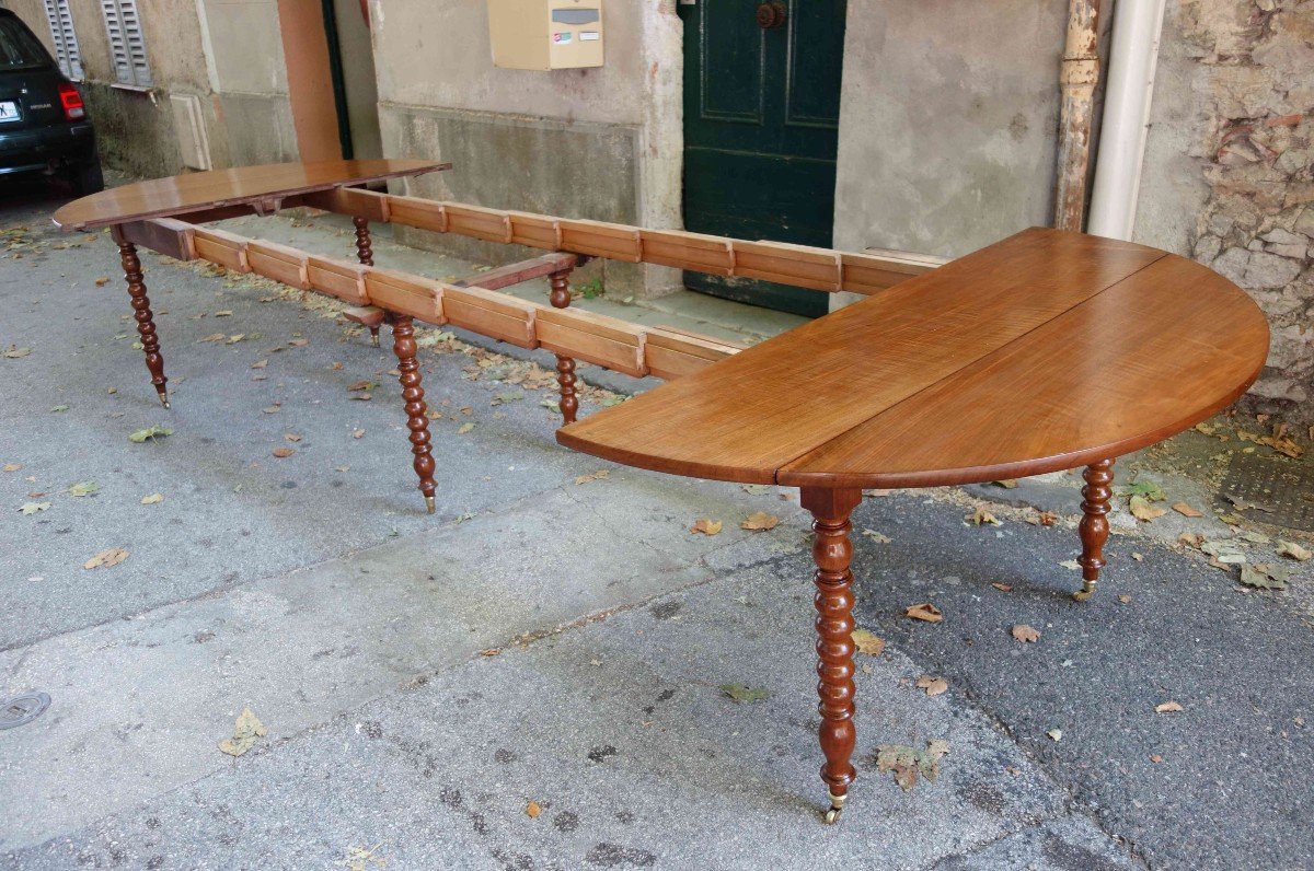 Table Louis-philippe En Noyer, 370 Cm-photo-1