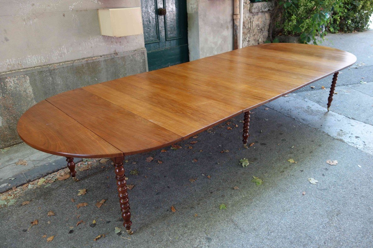 Table Louis-philippe En Noyer, 370 Cm-photo-2