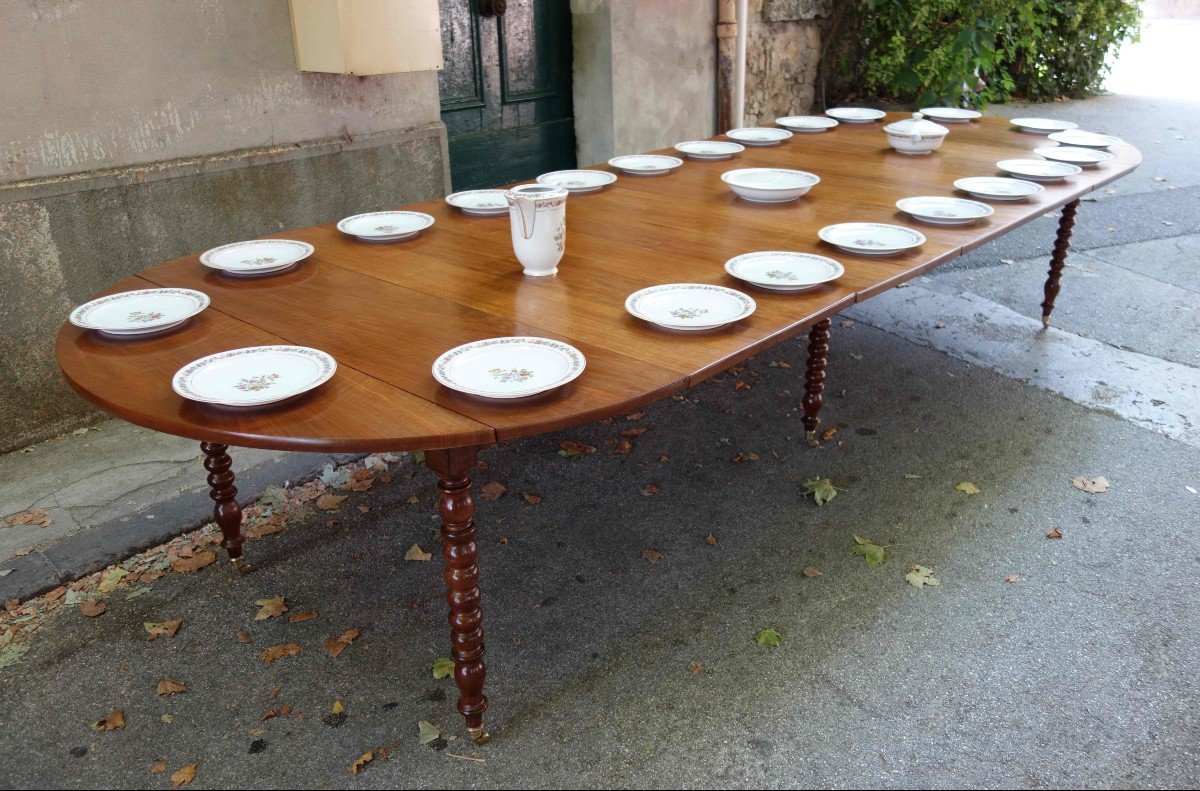 Table Louis-philippe En Noyer, 370 Cm-photo-5