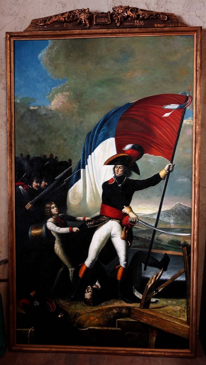 Large Full-length Portrait Of Marshal Of The Empire Augereau, 235 Cm
