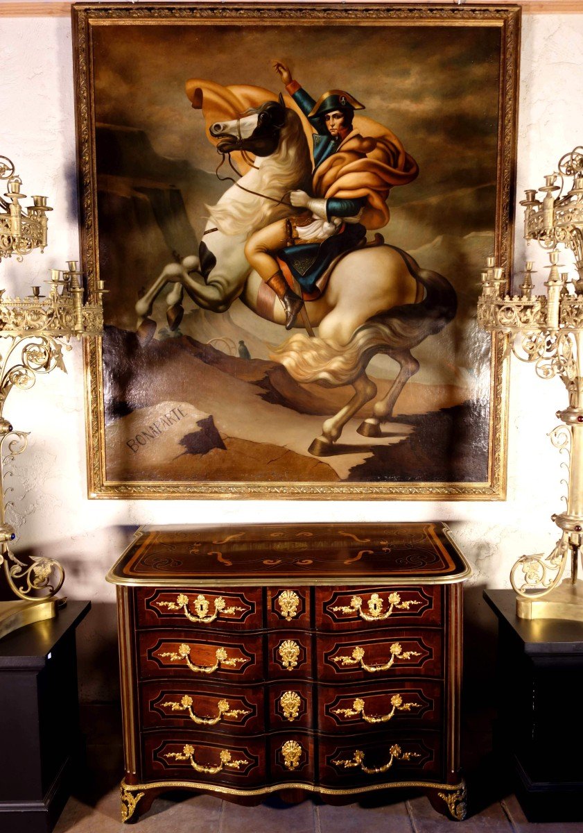 Grand Tableau De Napoléon Selon David Par Tosti-photo-2
