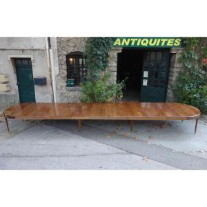 Large Banquet Or Conference Table, Approximately 7 Meters