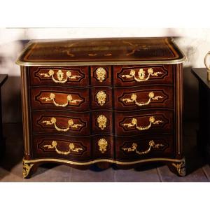 Louis XIV Commode In Marquetry