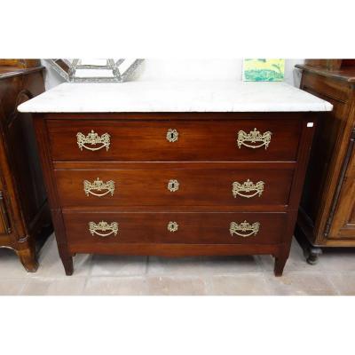 Commode Louis XVI En Acajou, XVIIIe