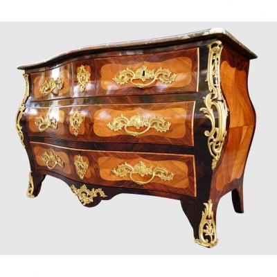 Tombeau Commode With Trace Of Stamp, Eighteenth