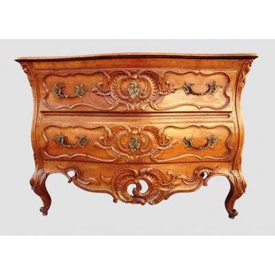 Commode Nimoise En Noyer, Provence, XVIIIe 