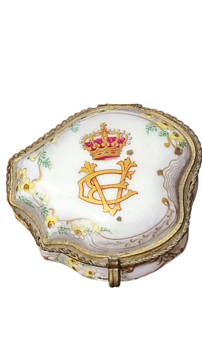 Boîte Ginori En Porcelaine De La Famille Royale De La Maison De Savoie -photo-4