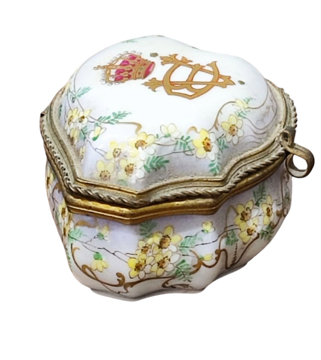 Boîte Ginori En Porcelaine De La Famille Royale De La Maison De Savoie -photo-2