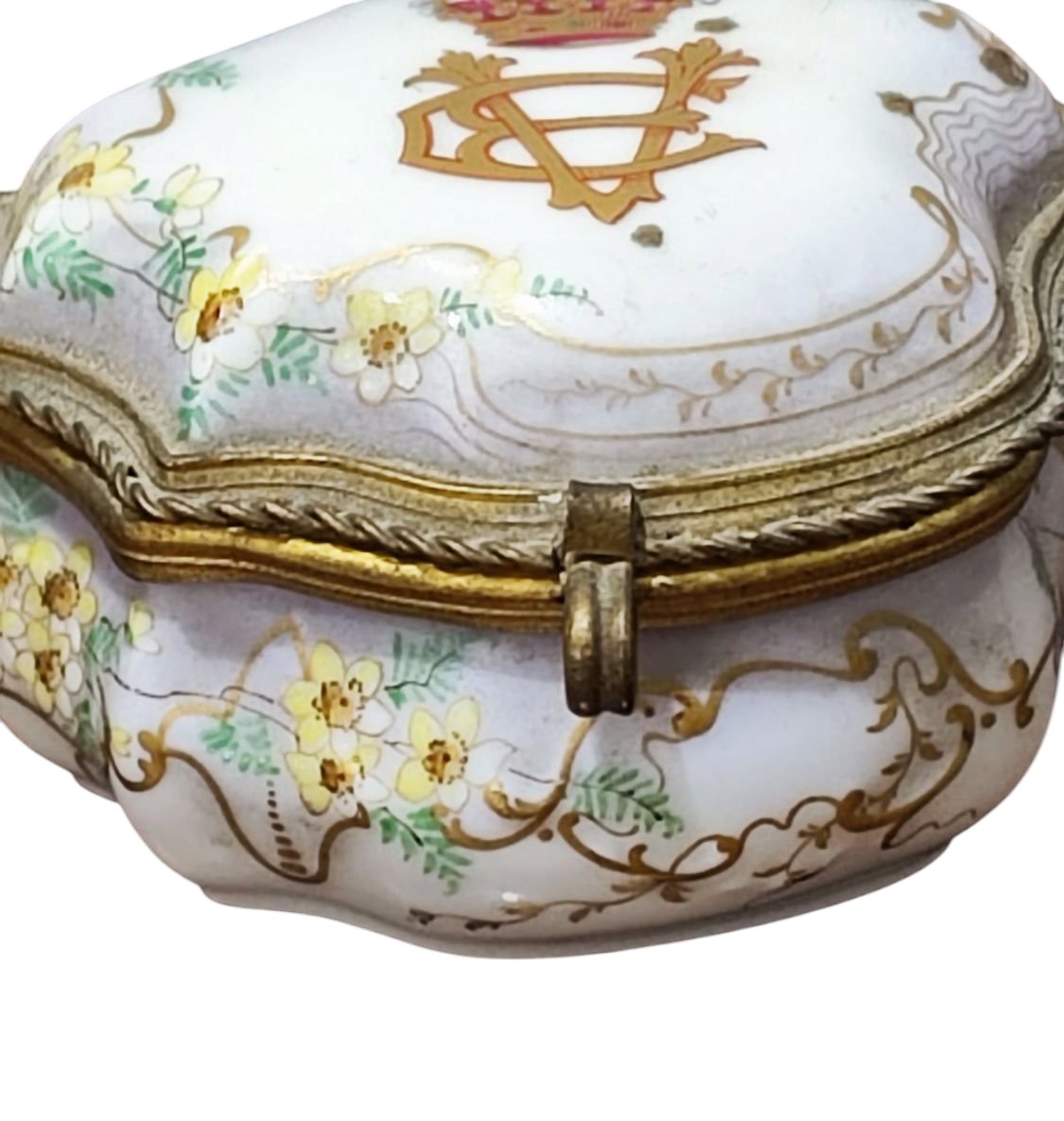 Boîte Ginori En Porcelaine De La Famille Royale De La Maison De Savoie -photo-3