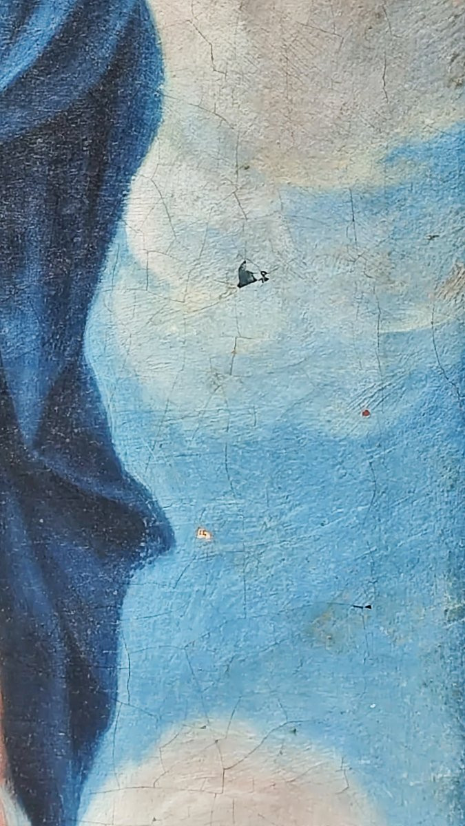 Tableau du XVIIIe siècle représentant la Vierge Immaculée-photo-4