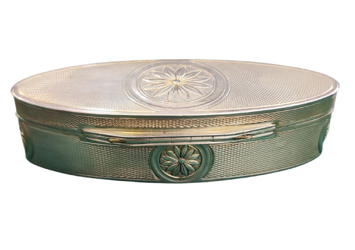 Silver Snuffbox Signed "andré Aucoc"-photo-3