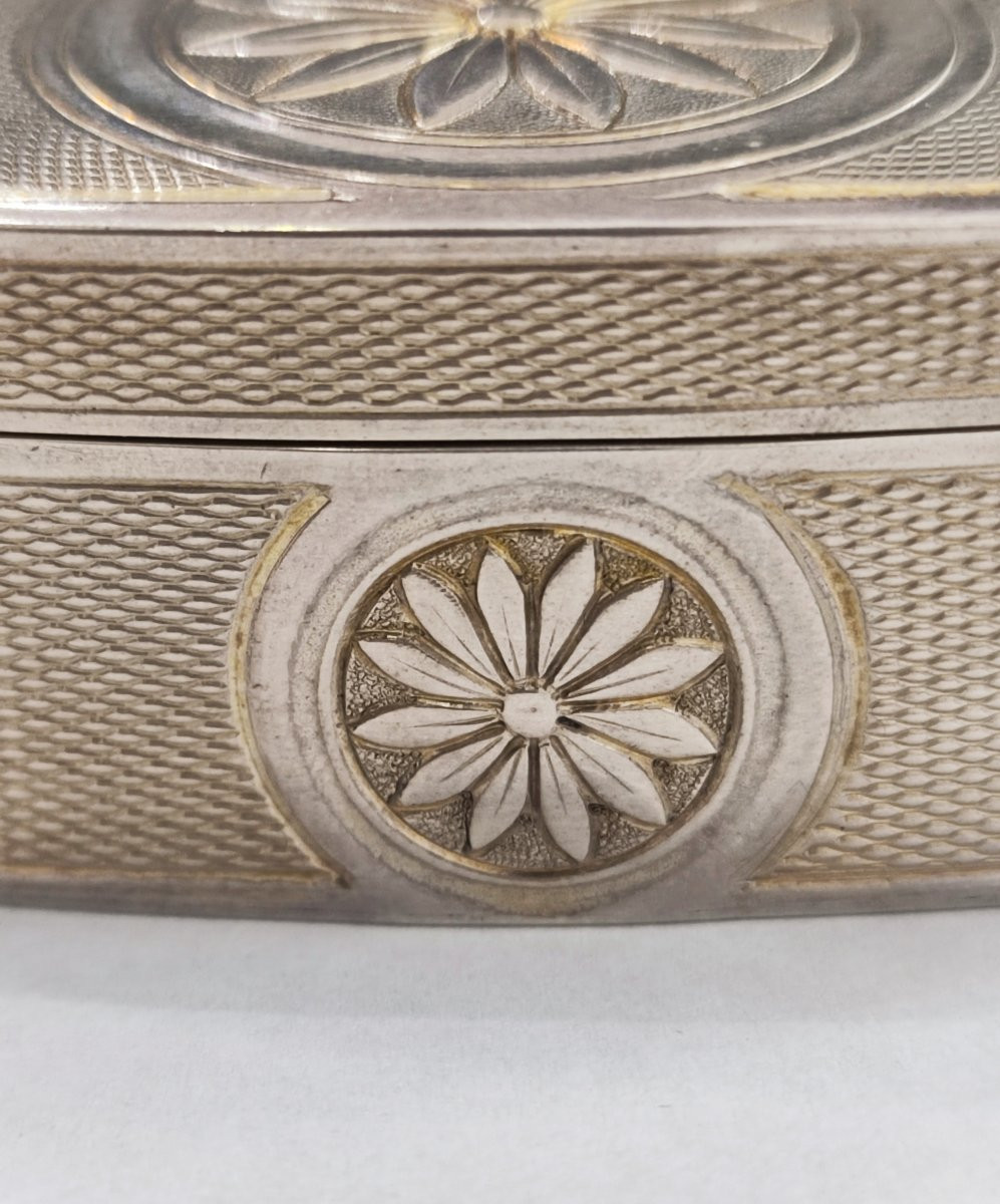 Silver Snuffbox Signed "andré Aucoc"-photo-5