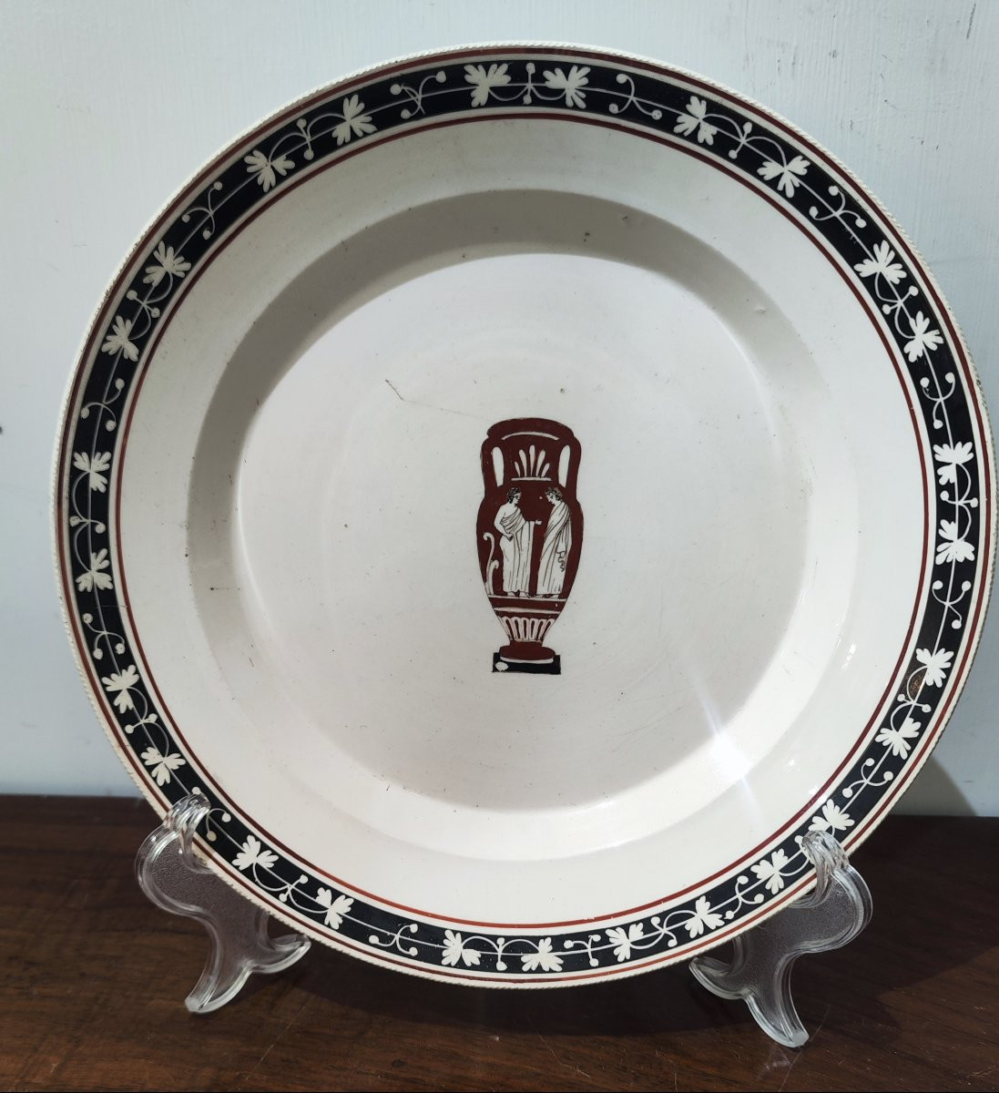 Assiettes Del Vecchio Napoli, XIXe siècle-photo-2