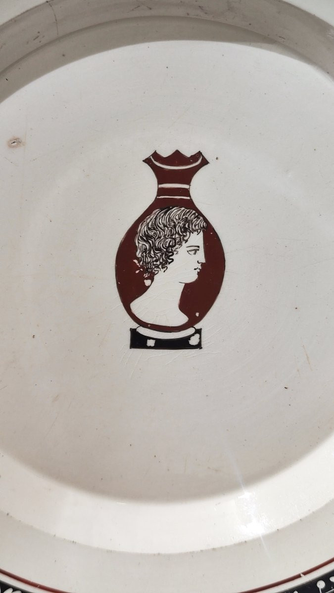 Assiettes Del Vecchio Napoli, XIXe siècle-photo-3