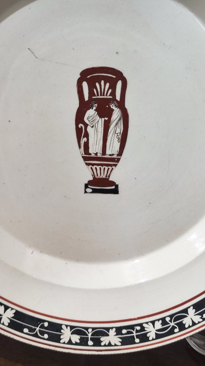 Assiettes Del Vecchio Napoli, XIXe siècle-photo-5