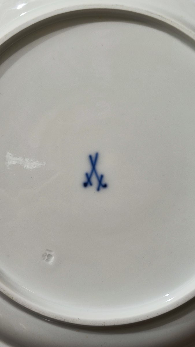 Service d'assiettes kakiemon en porcelaine de Meissen, XIXe siècle-photo-1