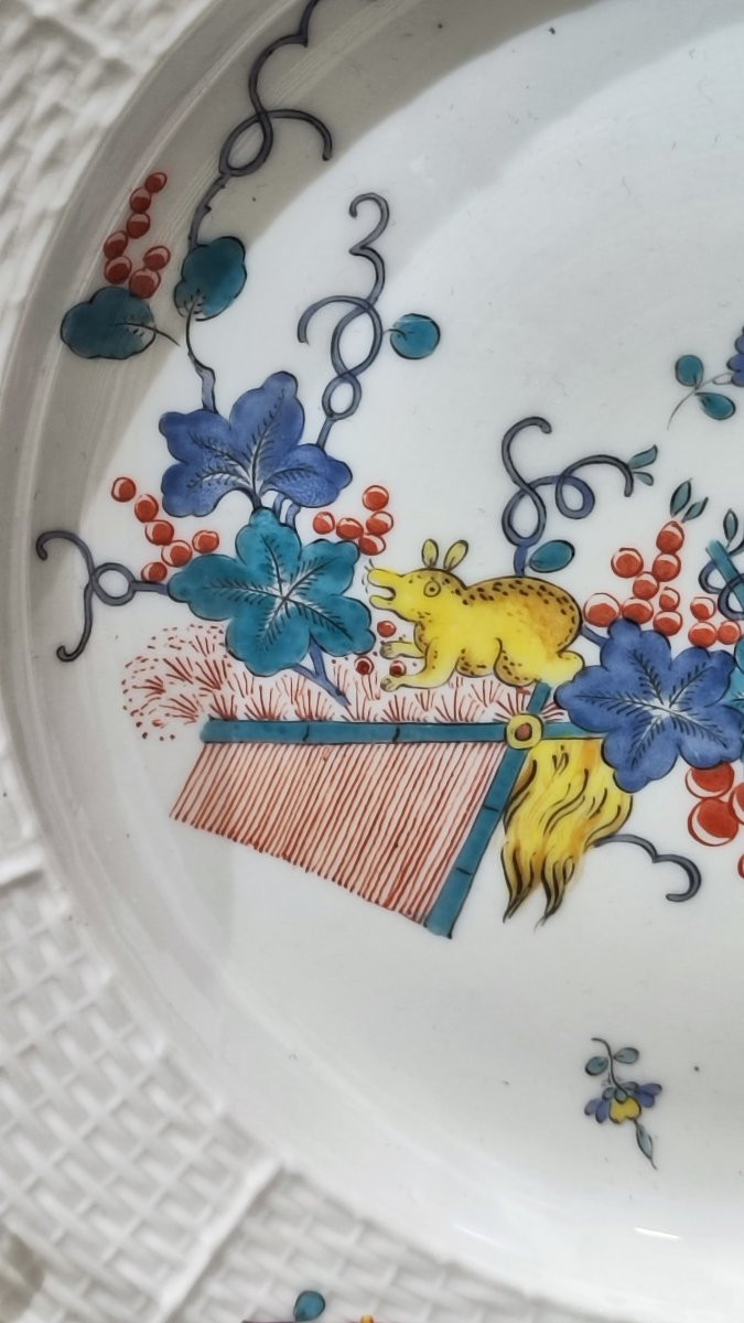 Service d'assiettes kakiemon en porcelaine de Meissen, XIXe siècle-photo-4