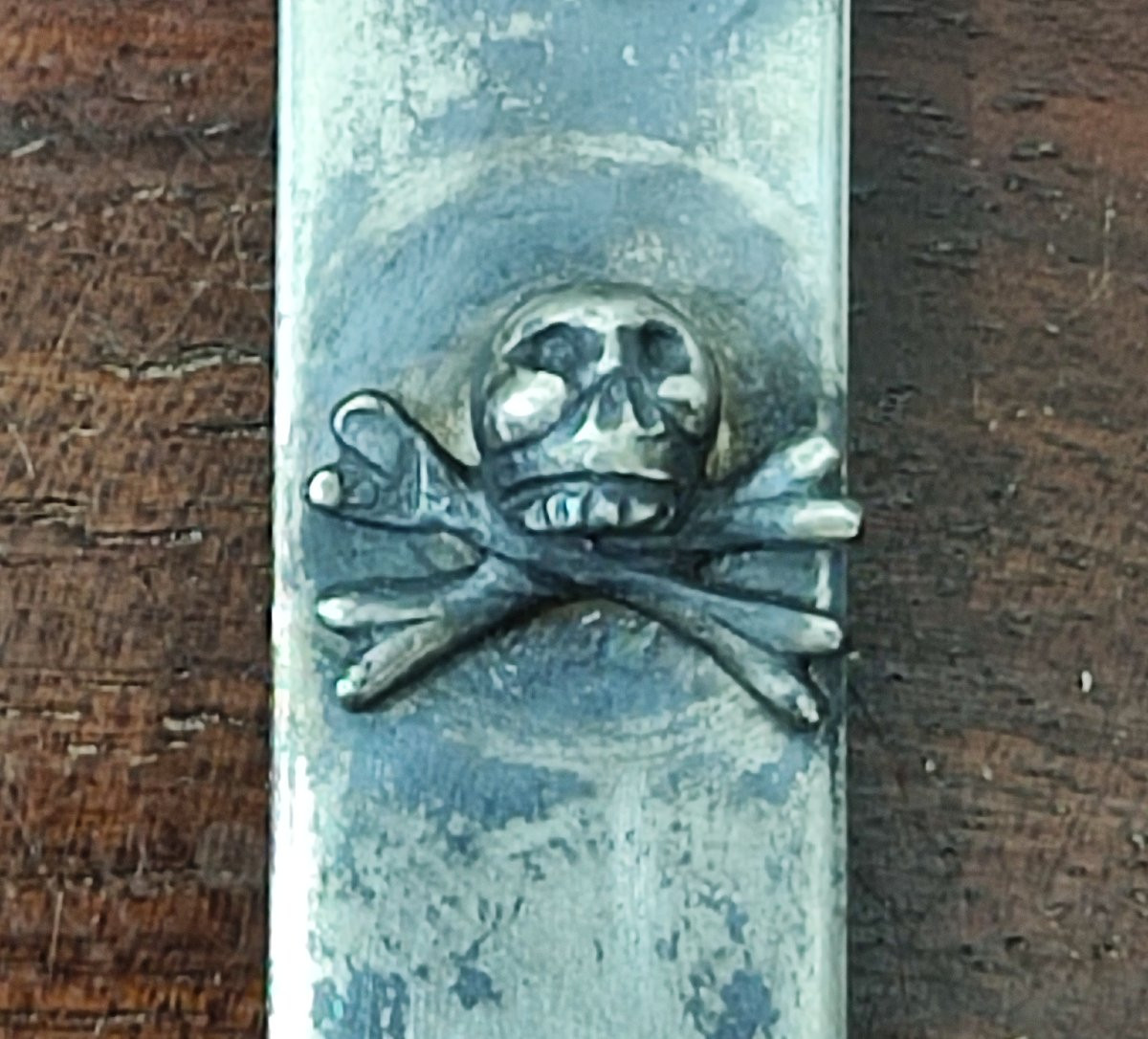 Antique Silver Crucifix, Naples, 19th Century-photo-1