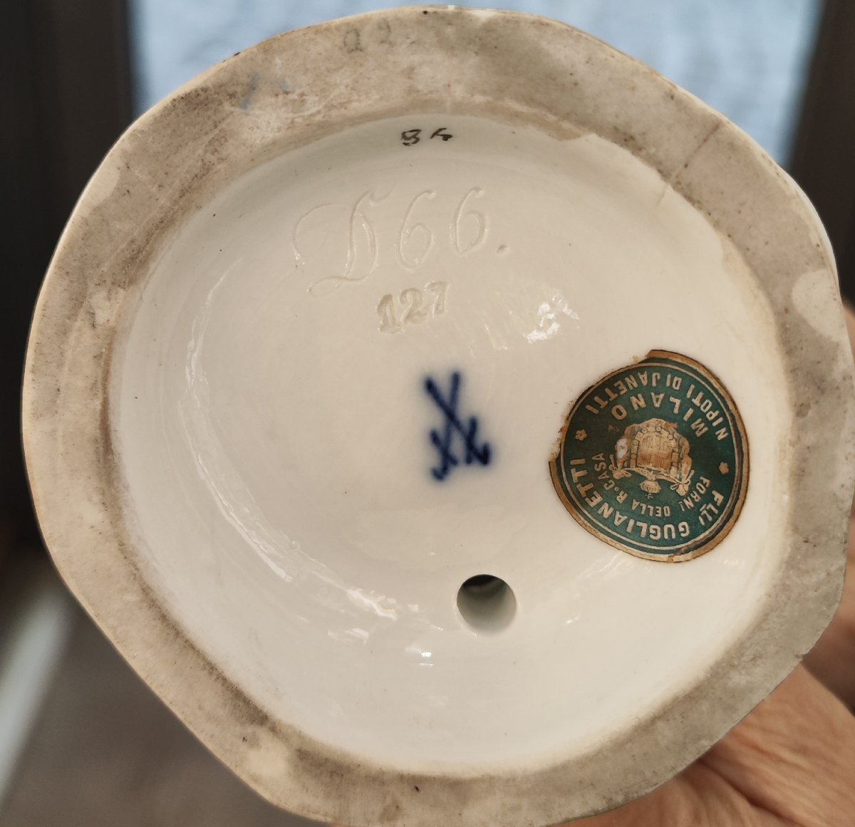 19th-century Meissen Porcelain Figurine From The Guglianetti Brothers-photo-4