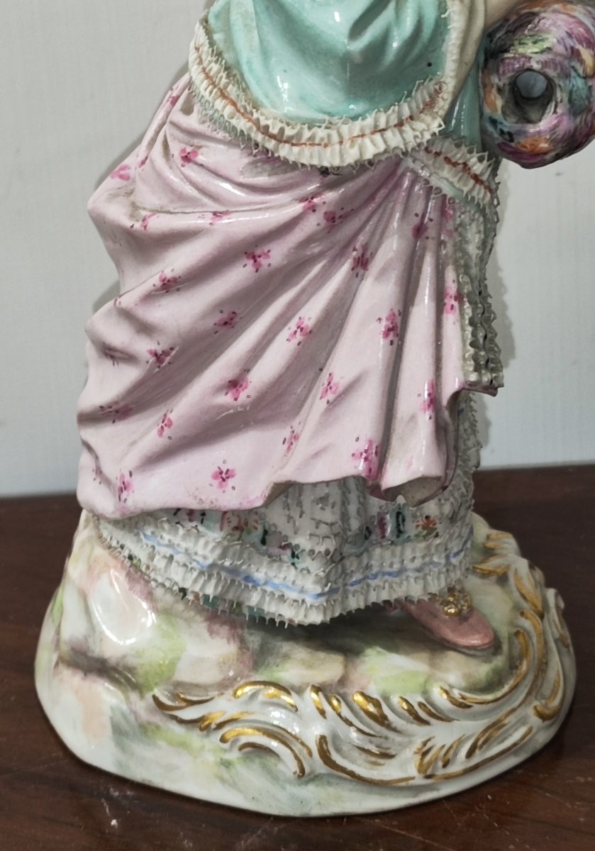 19th-century Meissen Porcelain Figurine From The Guglianetti Brothers-photo-5