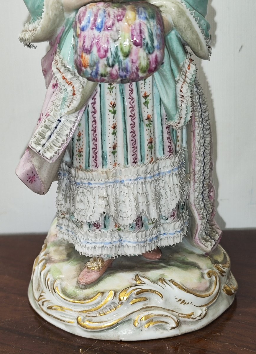 19th-century Meissen Porcelain Figurine From The Guglianetti Brothers-photo-8