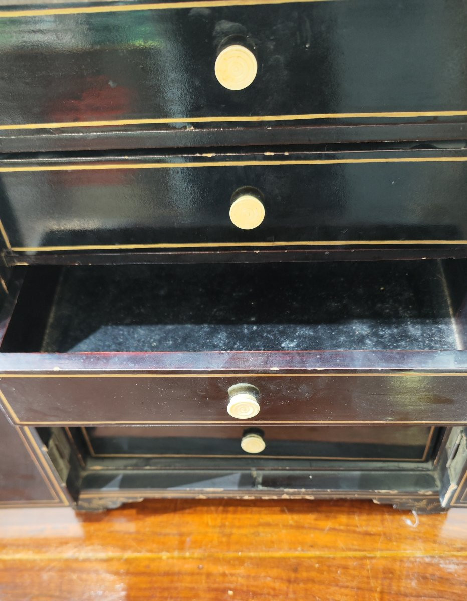 Lacquer Cabinet, Canton, Qing Dynasty, 19th Century-photo-6