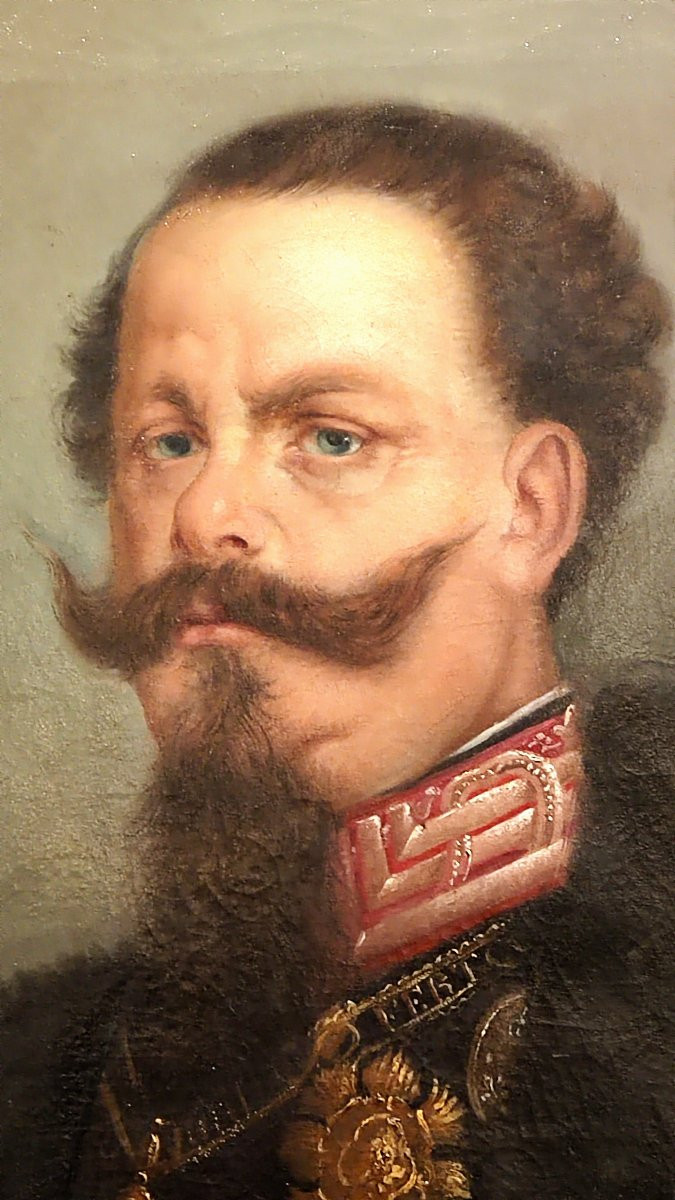 19th-century Portrait Of Victor Emmanuel II Of Savoy-photo-2