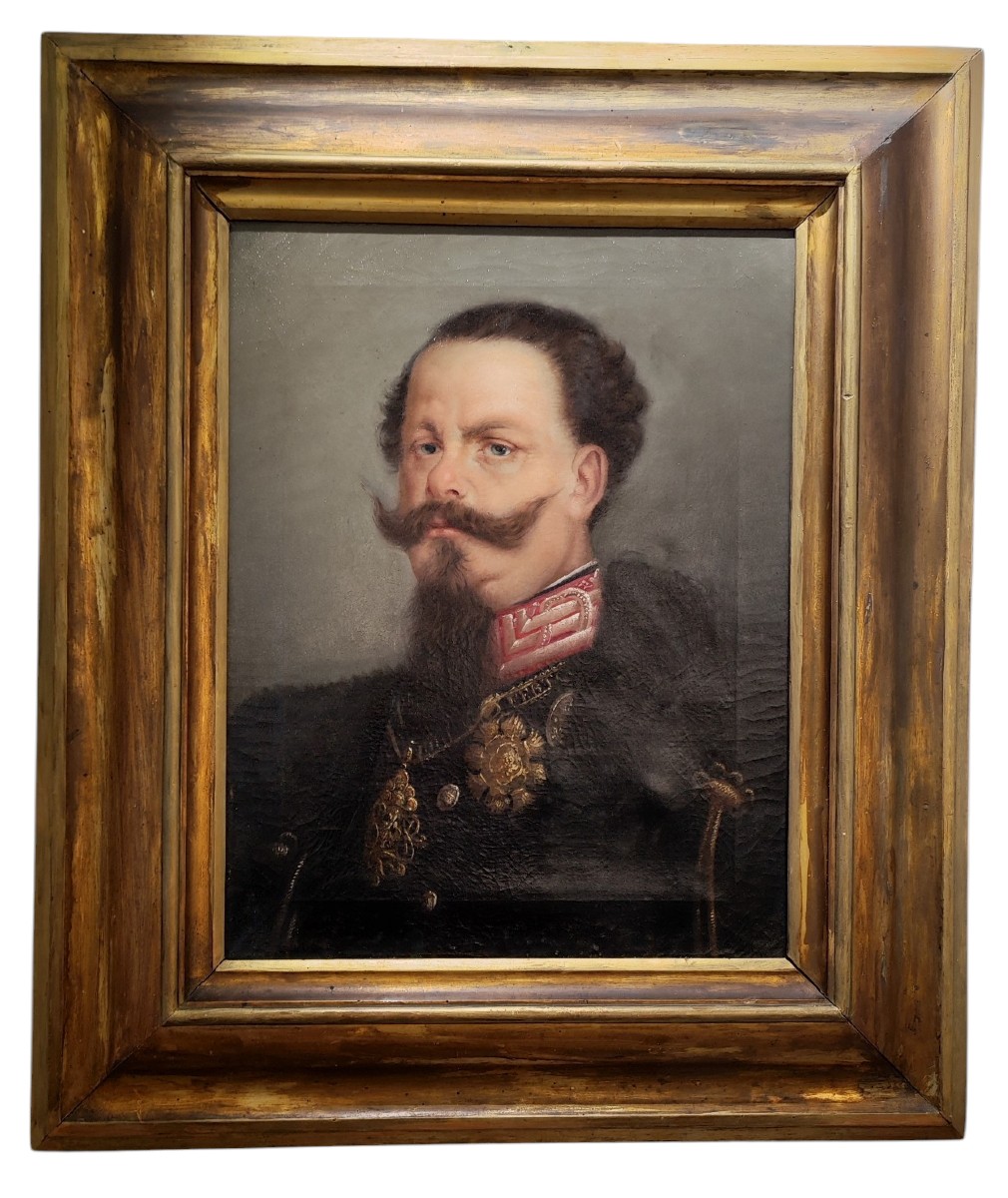 19th-century Portrait Of Victor Emmanuel II Of Savoy