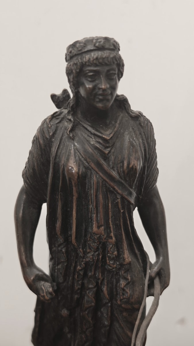 Diana The Huntress - Grand Tour Bronze Statuette, Mid-19th Century-photo-6