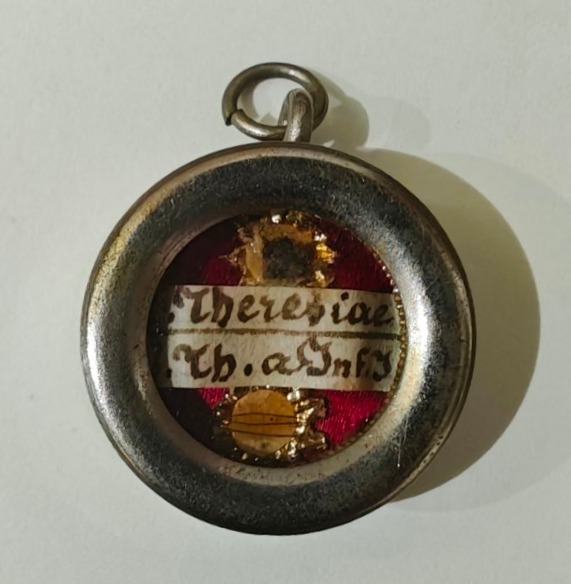 Antique Reliquary: Saint Thérèse Of Lisieux And The Infant Jesus 