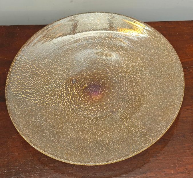 Barovier Sauce Boat With Saucer, Murano, Ca. 1940-photo-2