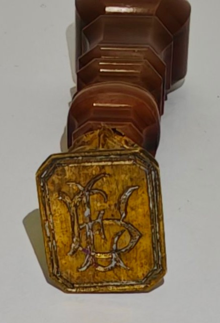 Antique Agate Seal With A 19th-century Case-photo-3