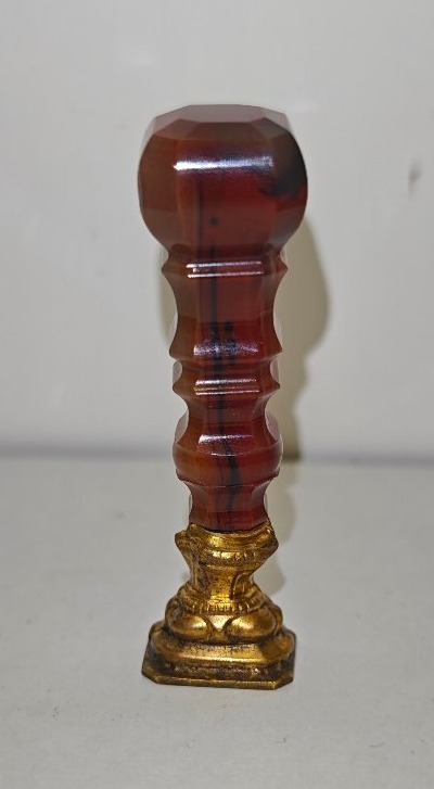 Antique Agate Seal With A 19th-century Case-photo-5