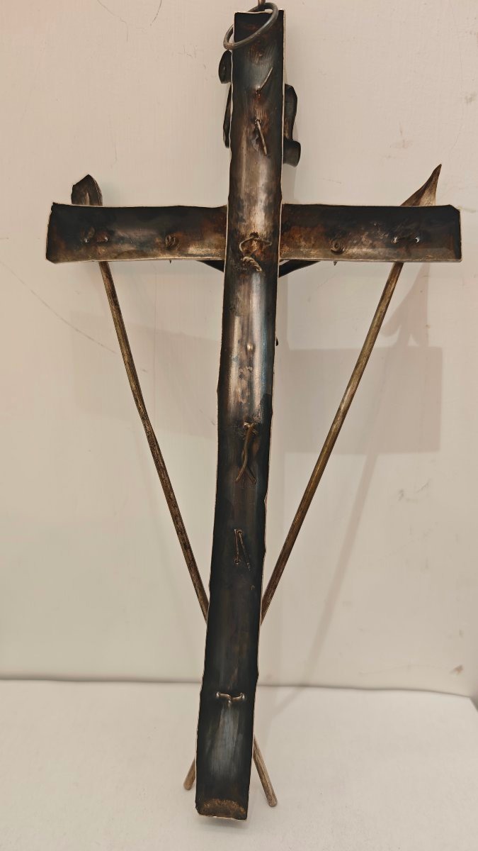 Silver Crucifix Of The Passion, Italy, 19th Century-photo-3