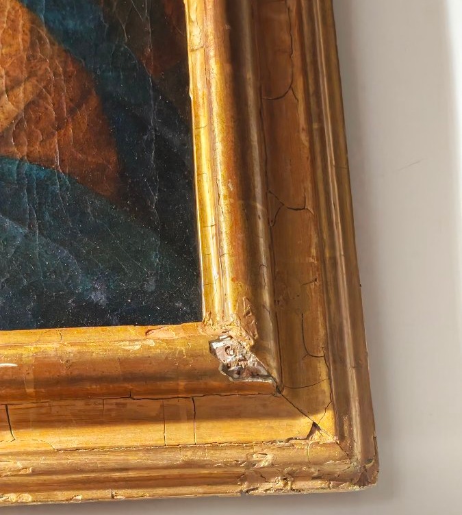 Tableau ancien « Vierge en prière », XVIIIe siècle - École romaine de Maratta-photo-3