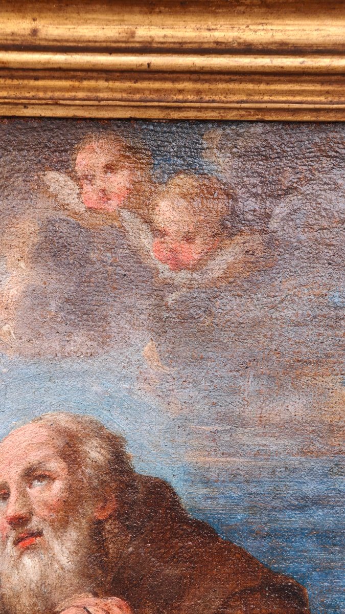"ecstatic Vision Of St. Francis Of Paola," 18th Century, Naples -photo-6