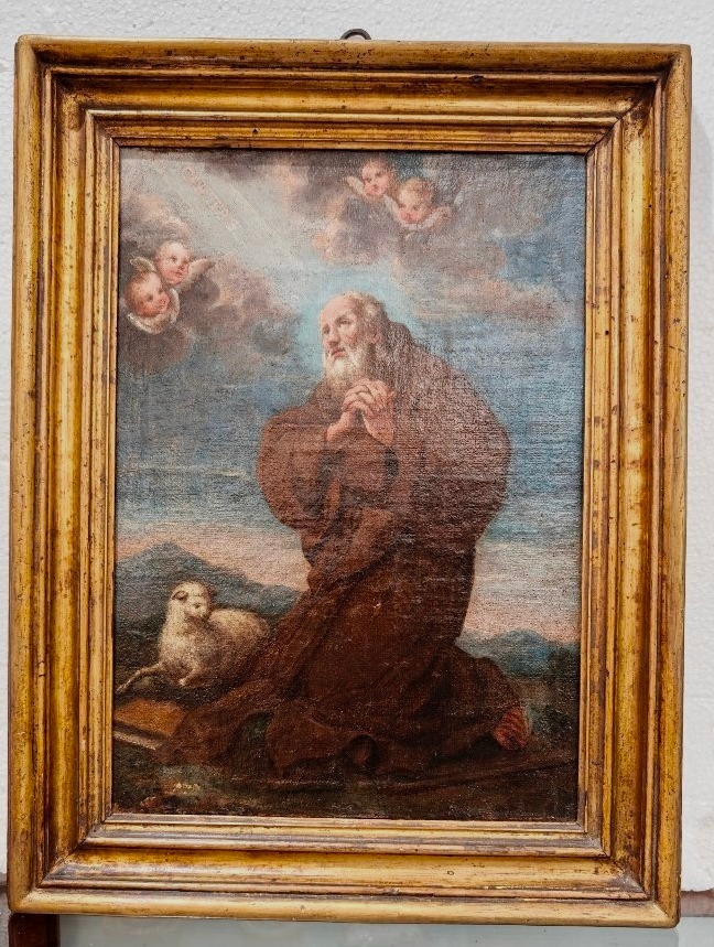 "ecstatic Vision Of St. Francis Of Paola," 18th Century, Naples 