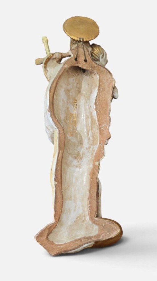 Sculpture Of St. John The Baptist By Prof. Eugenio Pattarino, Florence-photo-3