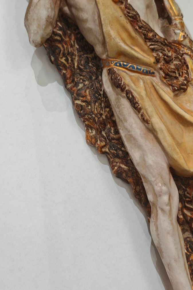 Sculpture Of St. John The Baptist By Prof. Eugenio Pattarino, Florence-photo-3