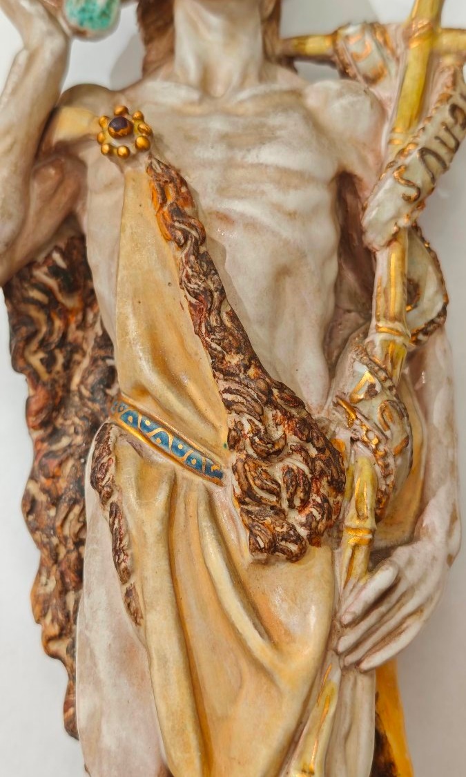 Sculpture Of St. John The Baptist By Prof. Eugenio Pattarino, Florence-photo-6