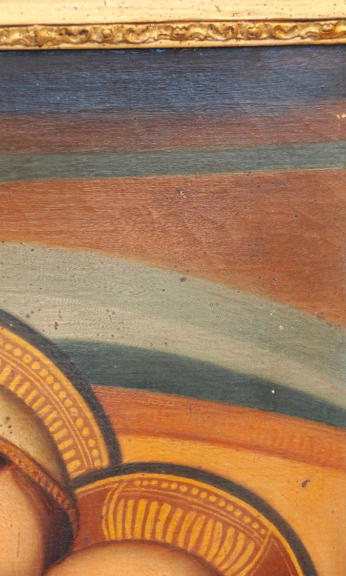 19th-century Painting, Our Lady Of Good Counsel Of Genazzano-photo-4