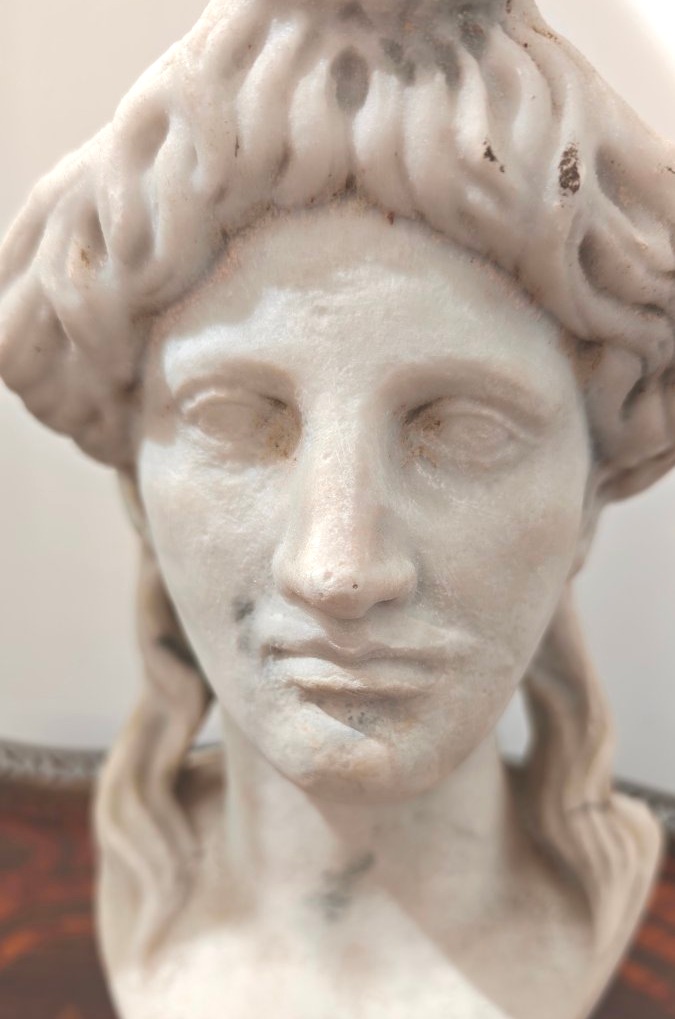 Grand Tour Carrara Marble Bust -photo-2