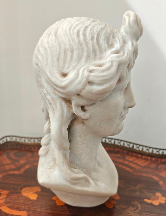 Grand Tour Carrara Marble Bust -photo-7
