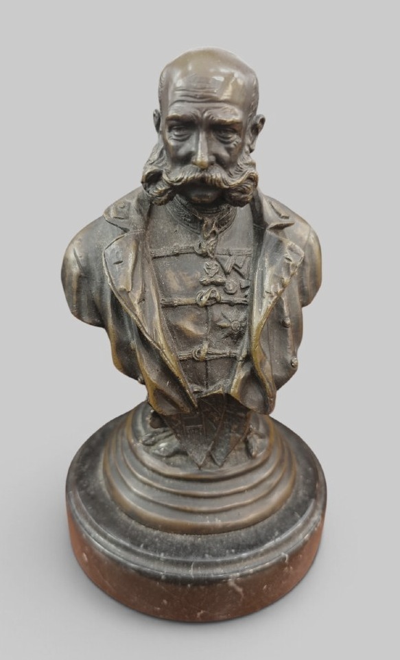 Bronze Bust Of Emperor Franz Joseph I Of Austria 