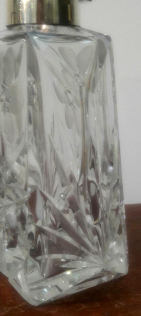 Pair Of Crystal And Silver Bottles-photo-2